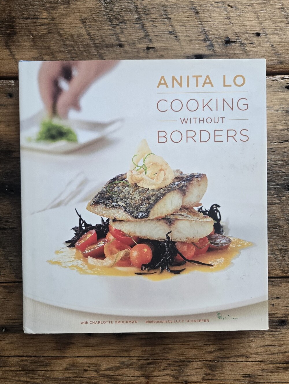 Anita Lo Cookbook - White and Orange Cover